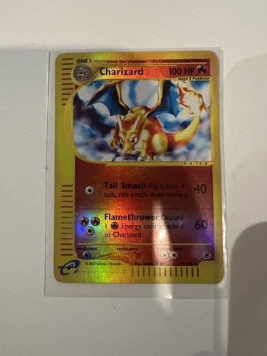 Charizard - 2002 Pokémon Expedition TCG Reverse Holo Foil - 39/165 - NM PSA 7 🔥