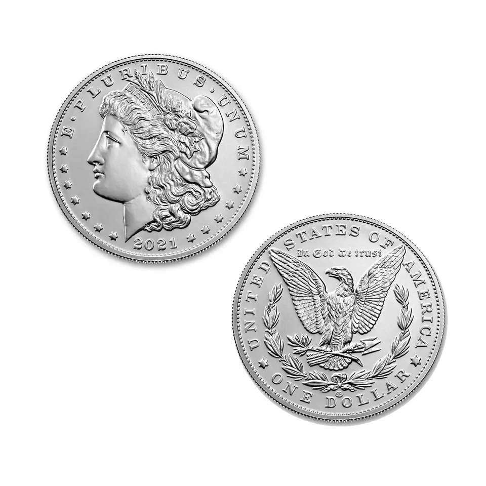2021-CC Morgan Dollar with Box and COA - Image 2 of 3
