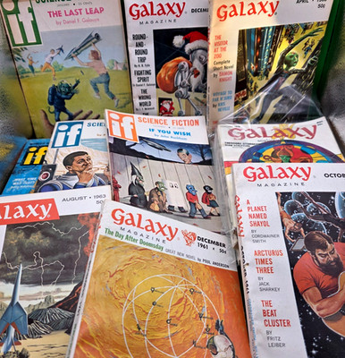   Galaxy & If Science Fiction Magazines *You Pick* 1950 - 1980 Digests Sci-Fi