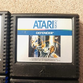 Lot of (8) Atari 5200 Original Games Galaxian Soccer Super Breakout Defender