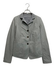 Jil Sander Gray Leather Reversible Jacket Women's XS Italy Used