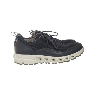 Ecco, Sneaker, Größe: 43, Multivent, Leder, Blau/Grau/Weiß, Herren #24b