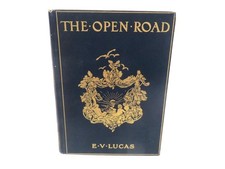 Antique book- The Open Road by E.V.LUCAS Poetry book 20th Ed, 1913 - good