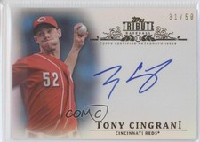 2013 Topps Tribute Auto Blue 31/50 Tony Cingrani #TA-TC Auto 0a3