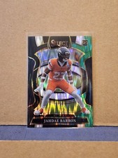 2025 Panini Select - Concourse Jahdae Barron #12 Black & Green Shock Prizm (RC)