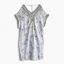 Raga Boho Beach Caftan Tie Dye Beaded Cover Up Dress Size M Resort Swim Cover