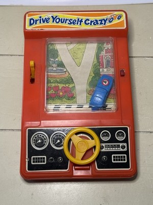 Vintage 1976 TOMY Drive Yourself Crazy Game With Box   Read Description