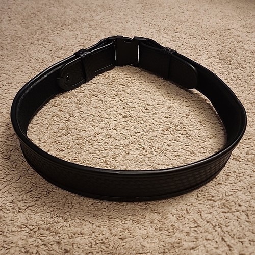 Police Trade Bianchi Accumold Elite Black Basketweave Duty Tactical Belt 40"-46" - Picture 10 of 13