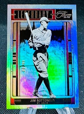 2025 Panini Three & Two Legendary Silver Holo Jim Bottomley #L-JBY #'d 89/99