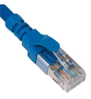 ICC ICCICPCSX05BL Cat6A U FTP 5 Ft Ethernet Patch Cable Blue 10 Pack