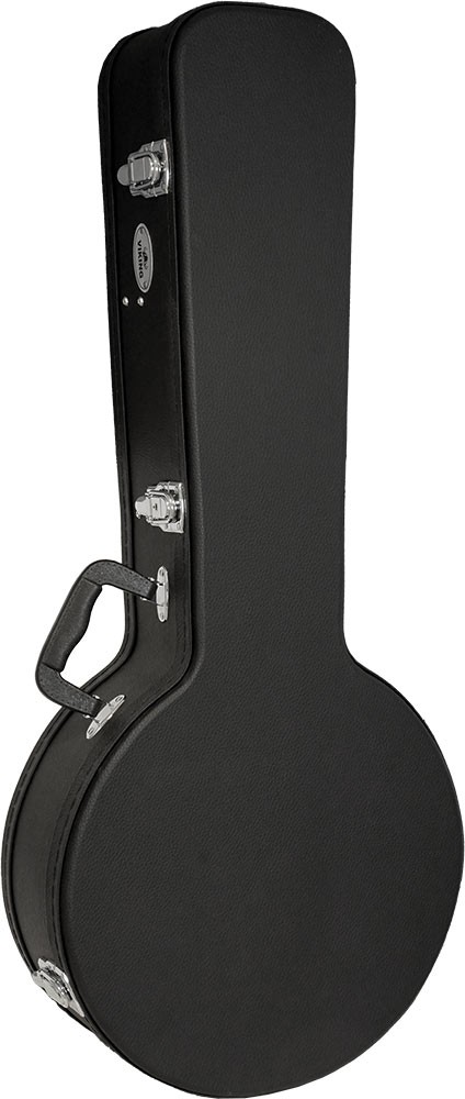 Viking TENOR BANJO HARD CASE, Multi Ply hardwood, black outer. From Hobgoblin