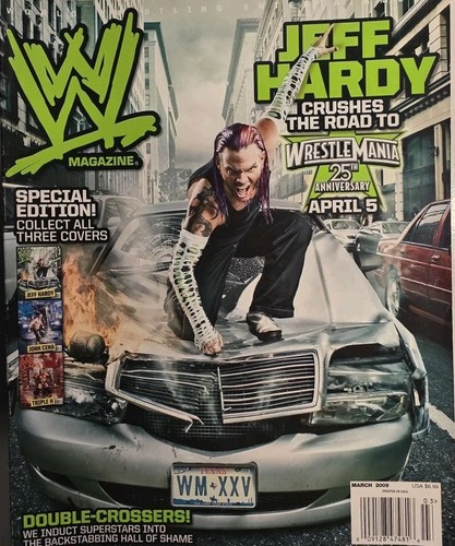 WWE MAGAZINE MARCH 2009 JEFF HARDY