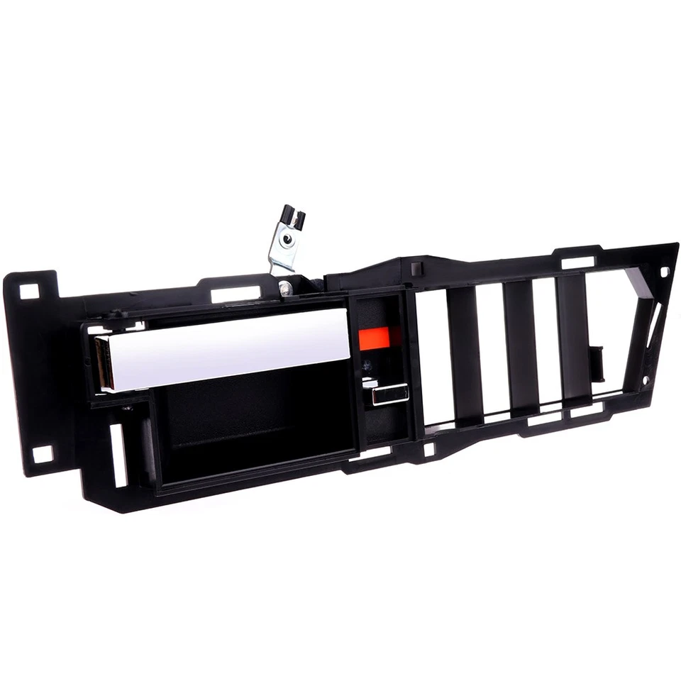 Juego de manijas interiores negras de puerta delantera izquierda derecha par para camioneta Chevy Suburban Foto 3 de 4