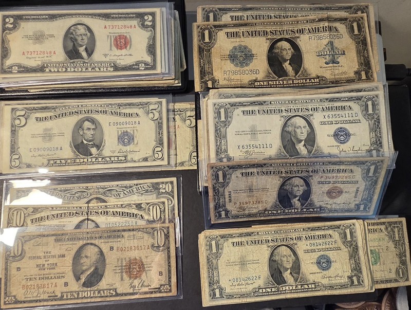 Lot of Old U.S. Currency, Good to Unc. $282 Face Value