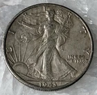 1943-D 50C Walking Liberty Half Dollar 90% Silver American Coin