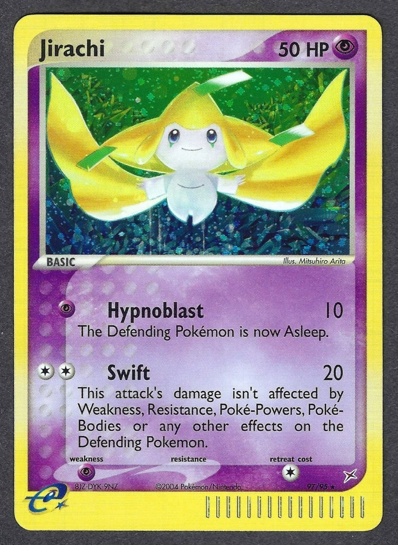 Jirachi secret #97/95 Team Magma vs Team Aqua Holo - near mint