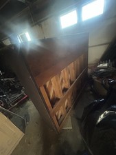 Antique Wooden Manger Upright Grand Piano