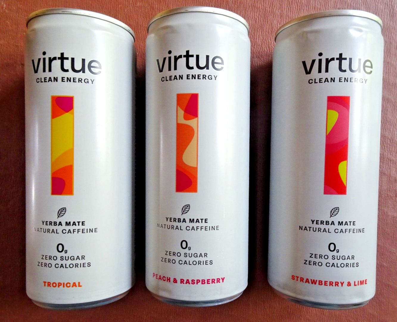 Virtue Clean Energy - Yerba Mate Variety Pack - 12 x 250ml - BB 09/2026