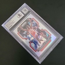 Dominique Wilkins Signed 2020-21 Panini Prizm Card Auto BAS 10 - Atlanta Hawks