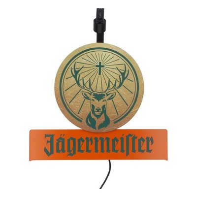 Jägermeister Likör LED Leuchtreklame Leuchtwerbung inkl Netzteil Wanddisplay