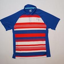 Puma Mens GT Roadmap Polo Shirt XL Pwr Cool Dry Cell