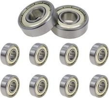 6000Z Double Shielded Ball Bearings Small Bearings 26Mm X 10Mm X 8Mm - 10Pcs