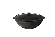 Cast Iron Cauldron Kazan Dutch Oven 12L Unseasoned Outdoor Cooking Pilaf Plov