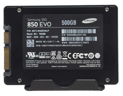 Samsung 850 EVO 500GB 2.5'' SATA SSD Solid State Drive MZ-75E500 MZ7LN500HMJP