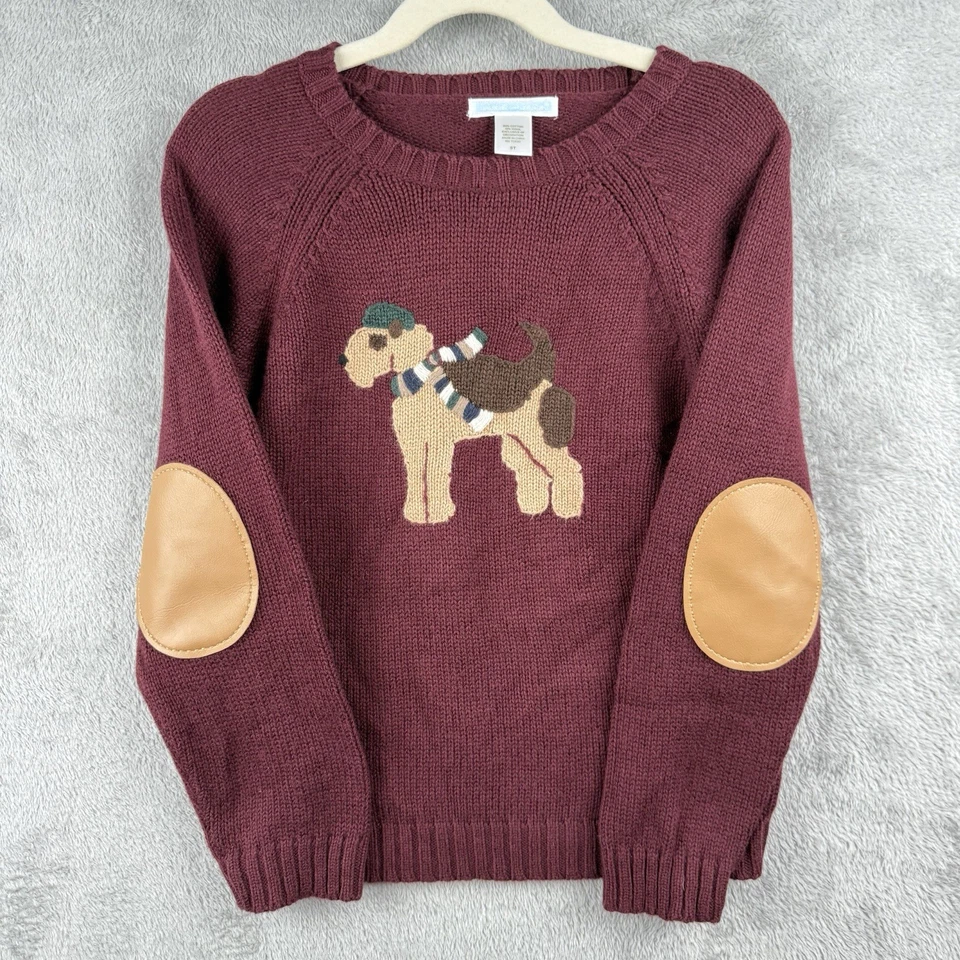 Janie and Jack Lot of 3 Sweaters Boys 5T Cotton/Wool Knit Cowboy Dog Fair Isle - Image 2 of 4