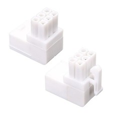 GPU VGA PCIe 6Pin to 90 Degree Angle Connectors Power Adapters Board