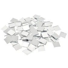 100pcs Mirror Stickers Disco Ball Glass Glass Mirror Stickers Rose Gold Silver