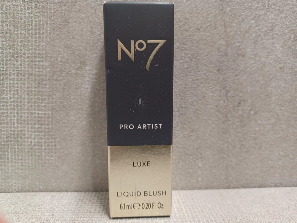 Botas Nº7 Pro Artist Luxe Líquido Rubor Rosa Tono 6,1 ml Totalmente Nuevas En Caja Foto 3 de 3