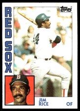 Jim Rice 1984 Topps #550 Boston Red Sox MLB READ FREE SHIPPING AutographDen