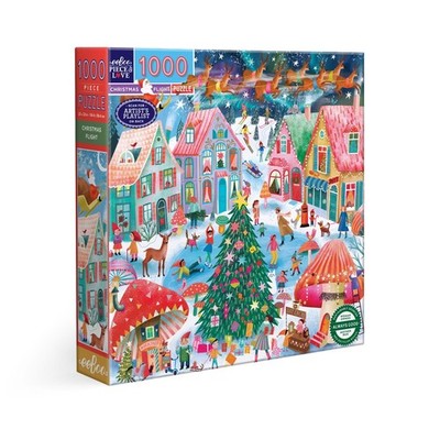 Christmas Flight 1000 Piece Jigsaw Puzzle eeBoo New