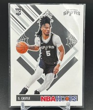 Stephon Castle RC 2024-25 Hoops Haunted Hoops #294 San Antonio Spurs