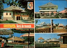 Satul de vacanta Constanta Romania vintage postcard v229
