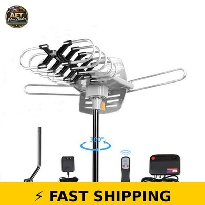 Ktaxon 150Mile Outdoor TV Antenna Motorized Amplified HDTV