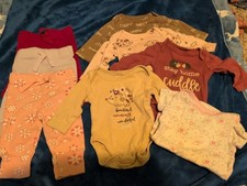 Koala Baby Bodysuit And Pants Lot Of 8 Newborn. 3 Pants And 5 Bodysuit.