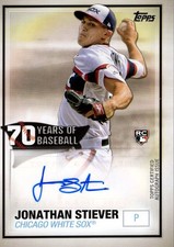 2021 Topps 70 Years of Baseball Autographs #70YAJST Jonathan Stiever S2 Auto BB