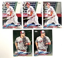 MIKE TROUT - 2018 TOPPS, CHROME, OPENING DAY - BASE and ASG - BASE PARALLELS
