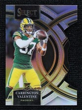 2023 Panini Select Premier Level Silver Prizm Die-Cut Carrington Valentine 0lj0