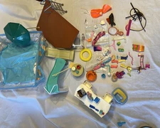 Barbie Mattel + Other Desk Pool Slide. Some Marked. See Pictures For More Info