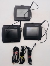   3x Topaz SignatureGem T-LBK766 USB LCD Signature Pads   Tested Working