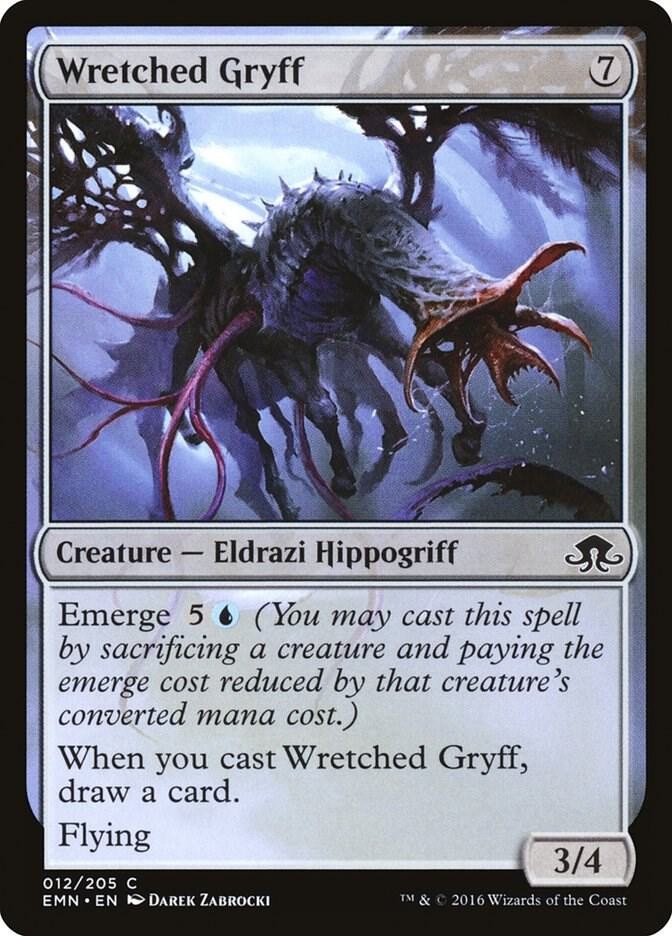Wretched Gryff 12 Common Eldritch Moon Magic: The Gathering Lightly Played