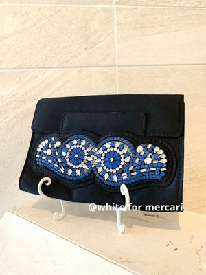 ETRO Deep Sea Blue Mysterious Bijou Dekoration Tasche Geschenk 