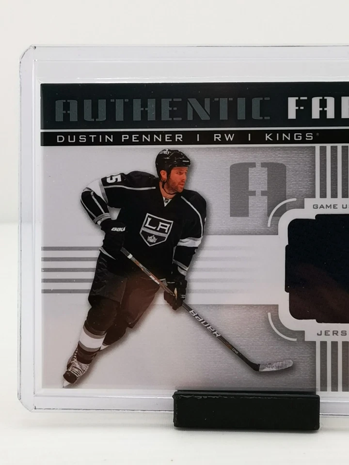 2011-12 SP #/100 Dustin Penner Game Used Edition Jersey Silver #AF-DU LA Kings - Image 2 of 4