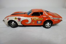 Taiyo Red Cyclone Rusher Stingray Corvette Bump N Go Japan Litho Tin
