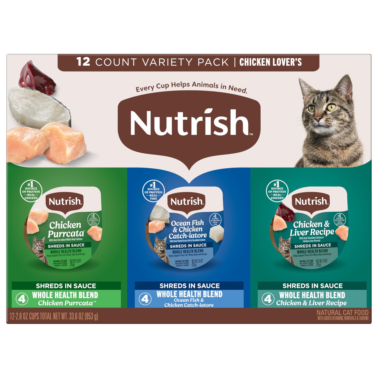 Grain Free Chicken Lover's Whole Health Blend Variety Pack W