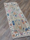 Bohemian Oushak Turkish Rug ,Oushak Turkish Hand Made Contemporary Rug, 2x6 Ft — photo 10