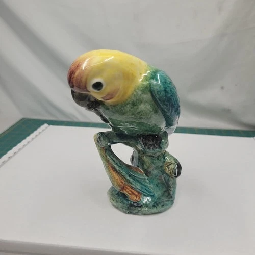 Stangl Pottery Birds Parakeet or Parrot Figurine No Damage (3449)
